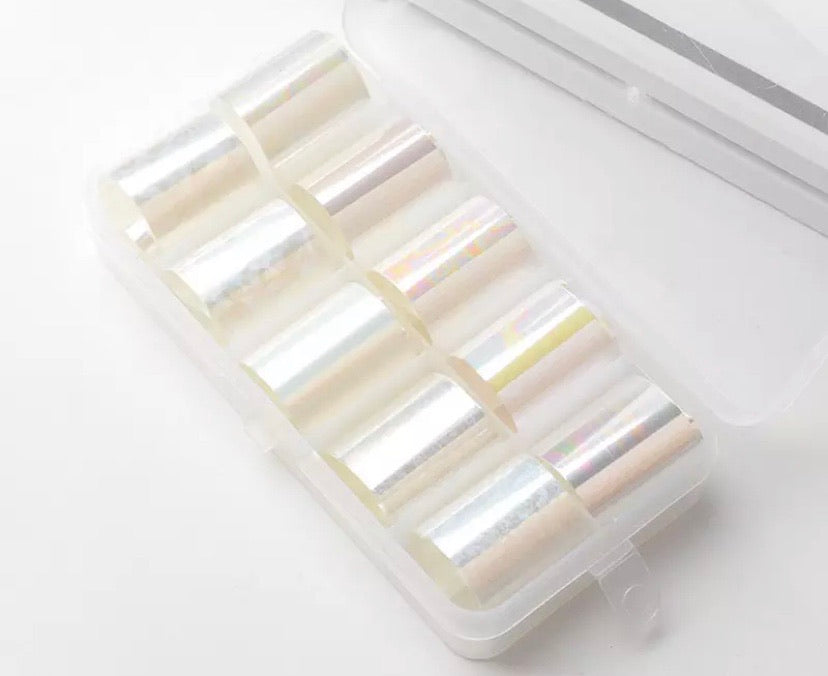 Transfer Foils Box - Pearl - Kentro Beauty Supplies Ireland