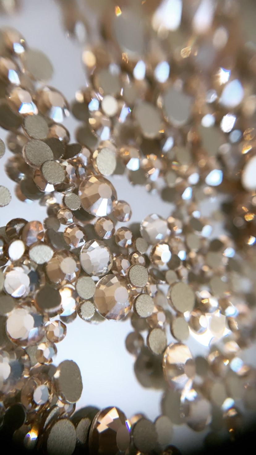 Highest Quality Crystals - Topaz Mixed sizes (SS3-SS20) - Kentro Beauty Supplies Ireland