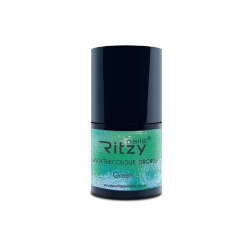 Ritzy "Watercolour Ink Drops" Green 10ml - Kentro Beauty Supplies Ireland