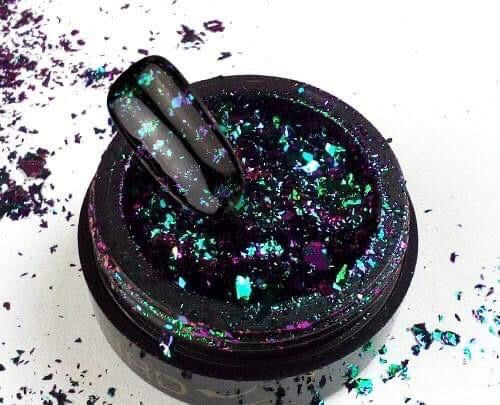 BrillBird Chrome Flakes - Green - Kentro Beauty Supplies Ireland