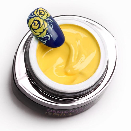 BrillBird Designer Gel - Yellow - Kentro Beauty Supplies Ireland
