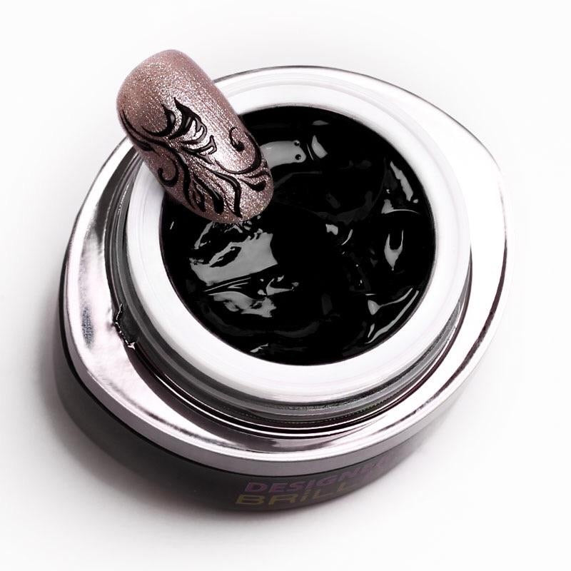 BrillBird Designer Gel - Black - Kentro Beauty Supplies Ireland