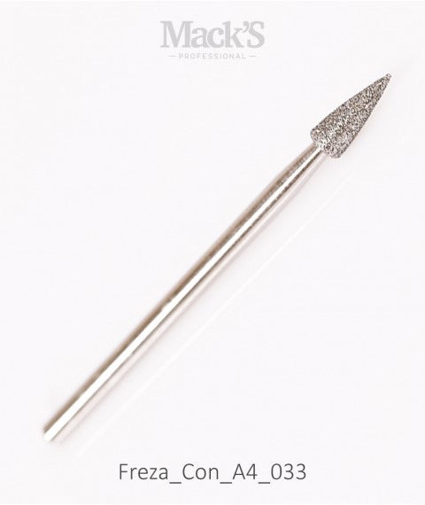 Mack’s Diamond Drill Bit CONE Blue - A4/033 - Kentro Beauty Supplies Ireland