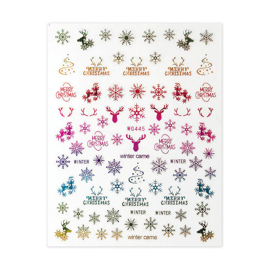 Brillbird Christmas Sticker- Rainbow WG445 - Kentro Beauty Supplies Ireland