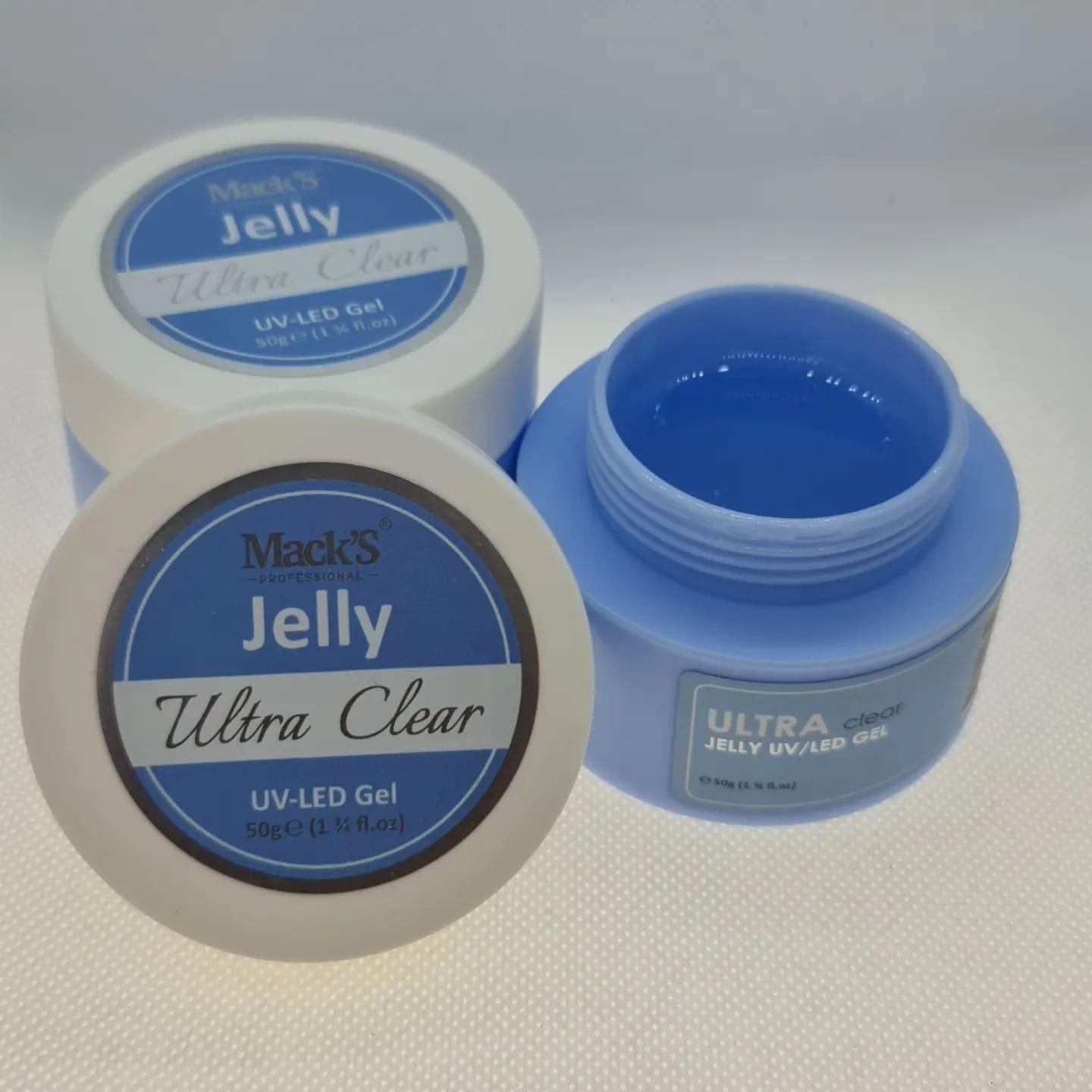 Mack’s Builder Jelly Gel - Ultra Clear - Kentro Beauty Supplies Ireland