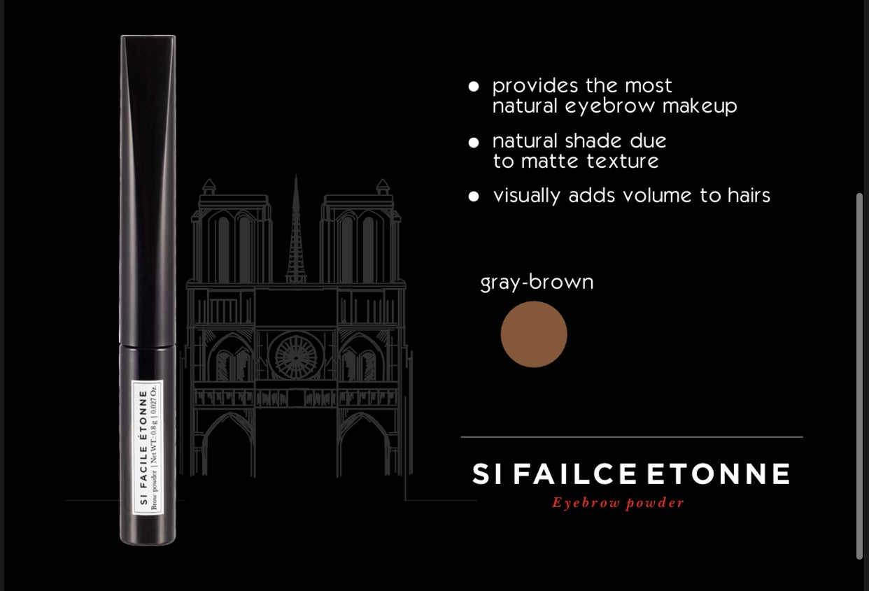 SOPHIE BONTE Brow Powder - Grey Brown - Kentro Beauty Supplies Ireland