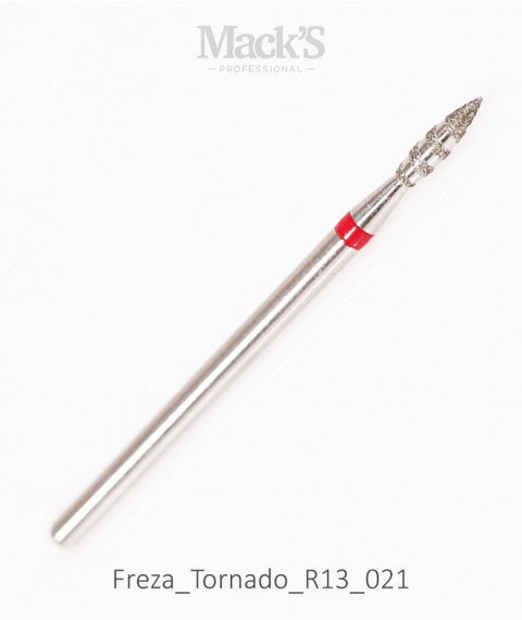 Mack’s Diamond Drill Bit TORNADO Red - R13/021 - Kentro Beauty Supplies Ireland