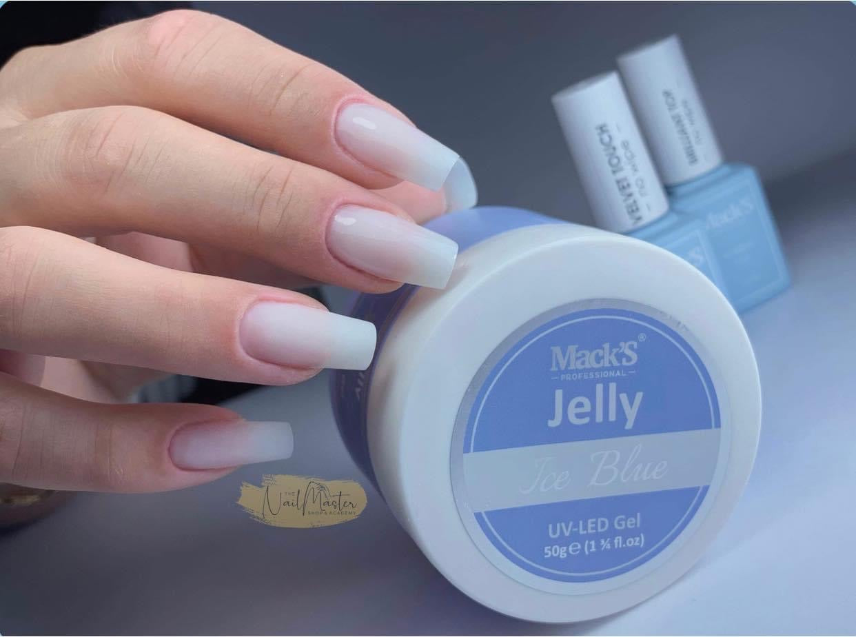 Mack’s Builder Jelly Gel - Ice Blue - Kentro Beauty Supplies Ireland