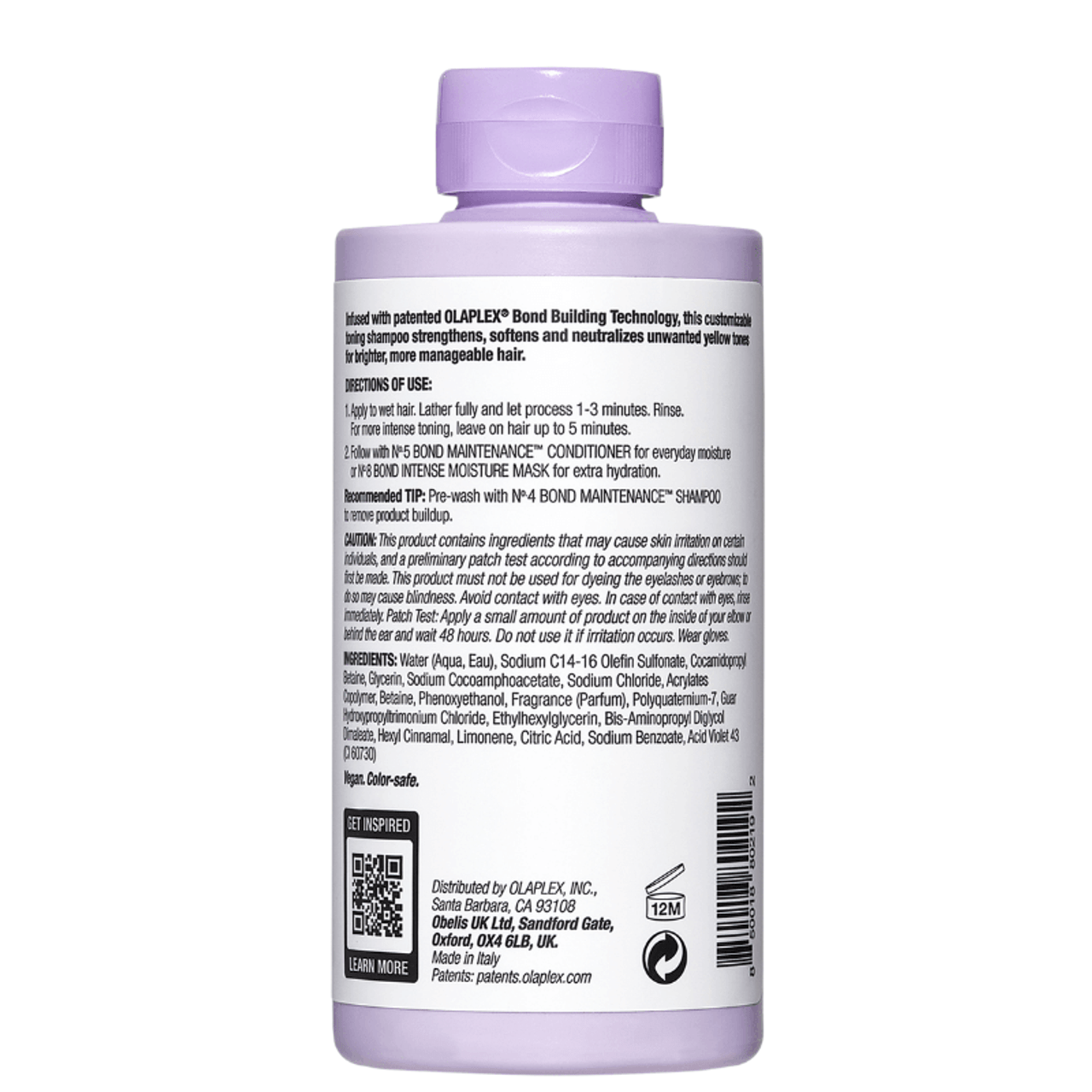 Olaplex No.4-P Blonde Enhancer Toning Shampoo 250ml - Kentro Beauty Supplies Ireland