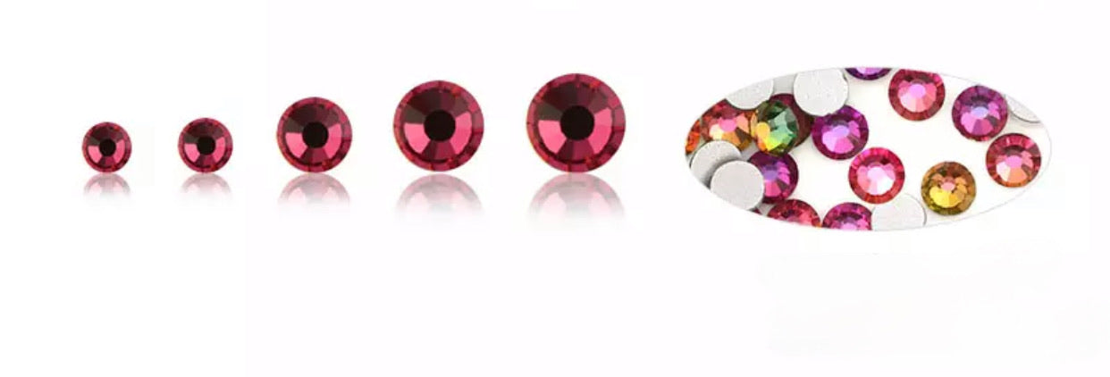 Highest Quality Crystals - Rainbow - Mixed Sizes (SS3-SS20) - Kentro Beauty Supplies Ireland