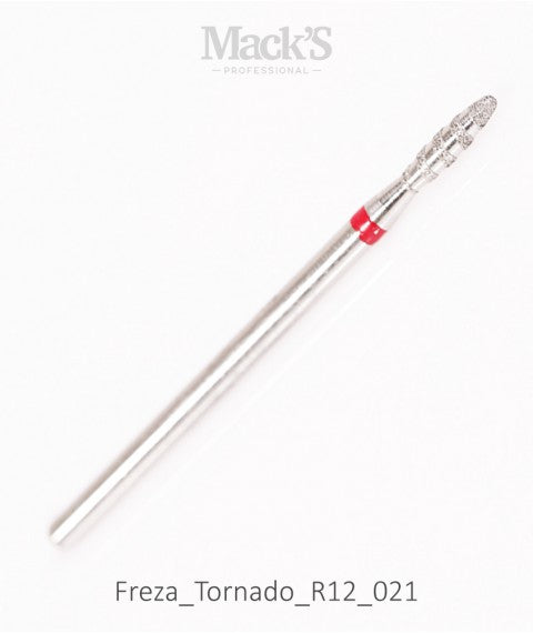 Mack’s Diamond Drill Bit TORNADO Red - R12/021 - Kentro Beauty Supplies Ireland