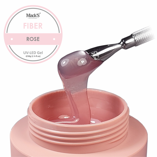 Mack’s Builder Fiber Gel - Rose - Kentro Beauty Supplies Ireland