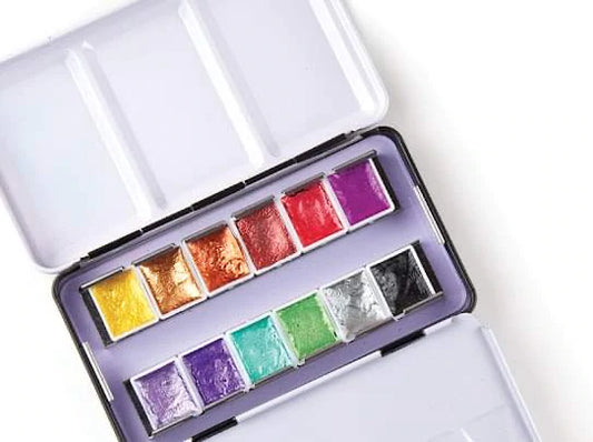 Brillbird Aquarell Pallet Extra (includes 12 colours) - Kentro Beauty Supplies Ireland