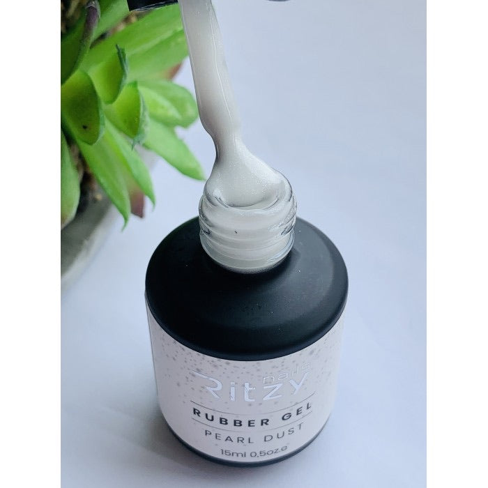 Ritzy Rubber Gel - WHITE GLAM - Kentro Beauty Supplies Ireland