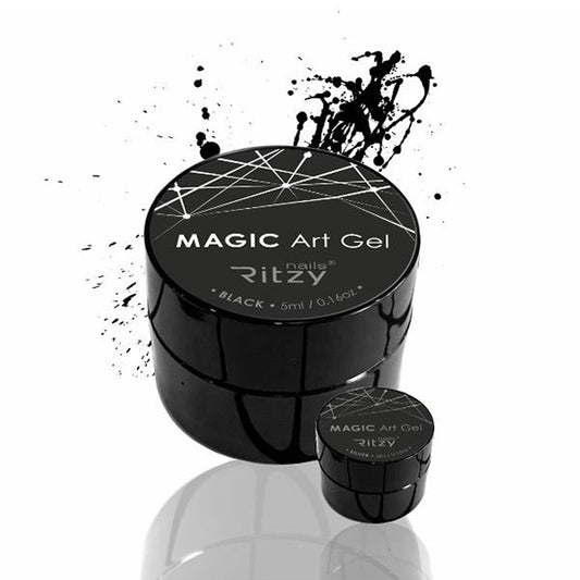 Ritzy "Magic Art" Gel - Black - Kentro Beauty Supplies Ireland