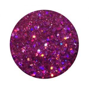 BrillBird Dual Holo Glitters H02 Hot Pink - Kentro Beauty Supplies Ireland