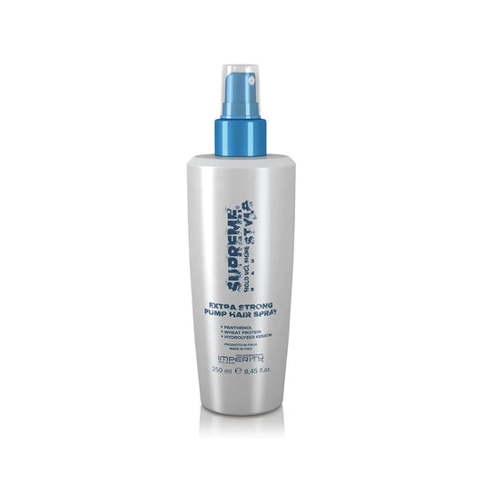 SUPREME STYLE EXTRA STRONG PUMP HAIR SPRAY 250ML - Kentro Beauty Supplies Ireland