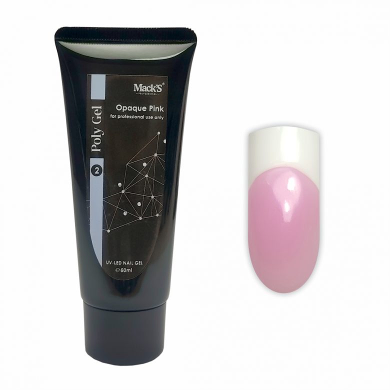 Mack’s Opaque Pink PolyGel - Kentro Beauty Supplies Ireland