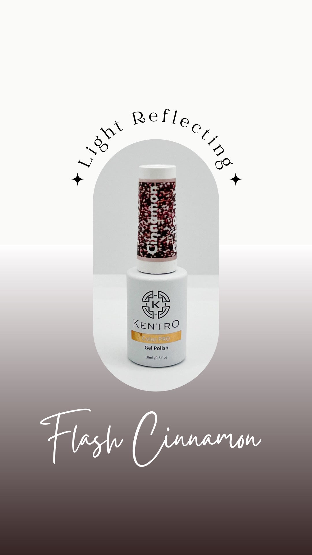 Kentro Color PRO Gel Polish 10ml - Flash Cinnamon - Kentro Beauty Supplies Ireland