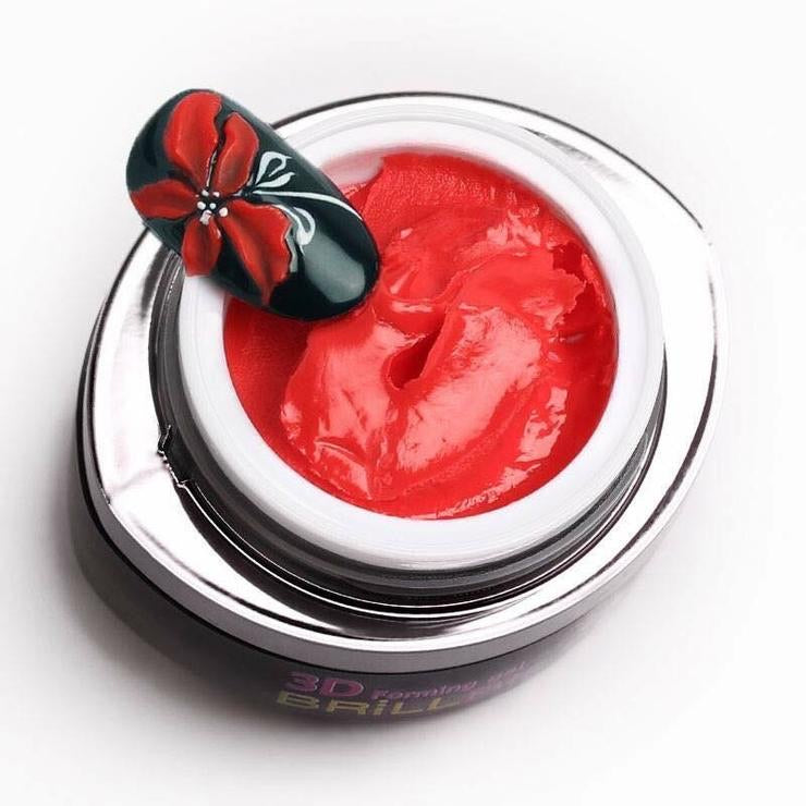 BrillBird 3D Forming Gel - Red - Kentro Beauty Supplies Ireland