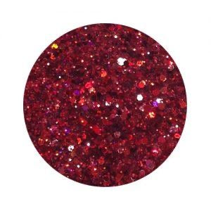 BrillBird Dual Holo Glitters H04 Red - Kentro Beauty Supplies Ireland