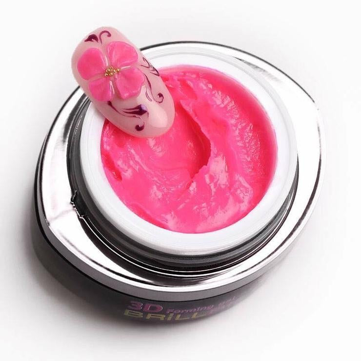 BrillBird 3D Forming Gel - Dark Pink - Kentro Beauty Supplies Ireland