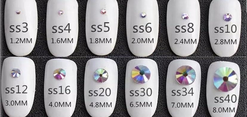 Highest Quality Crystals - Rainbow - Mixed Sizes (SS3-SS20) - Kentro Beauty Supplies Ireland