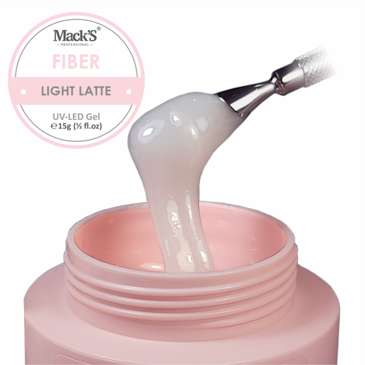 Mack’s Fiber Builder Gel - Light Latte - Kentro Beauty Supplies Ireland