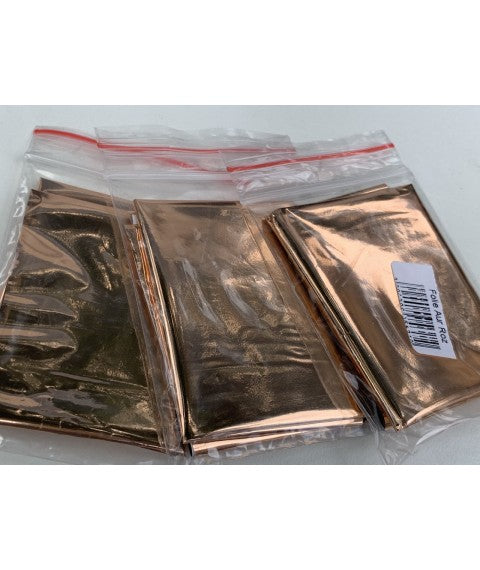 Mack’s Foil - Rose Gold - Kentro Beauty Supplies Ireland