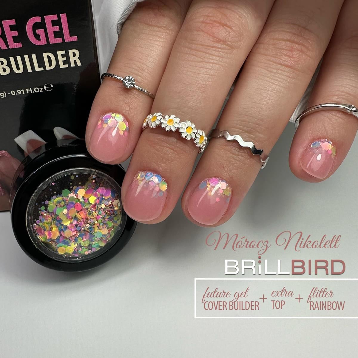 Brillbird Sequins - Rainbow - Kentro Beauty Supplies Ireland
