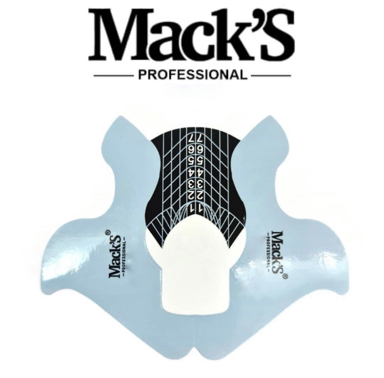 Mack’s Pre-cut Nail Forms - Blue - Kentro Beauty Supplies Ireland