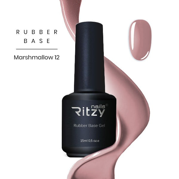 Ritzy Rubber Base - MARSHMALLOW 12 - Kentro Beauty Supplies Ireland