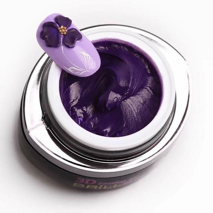 BrillBird 3D Forming Gel - Dark Purple - Kentro Beauty Supplies Ireland