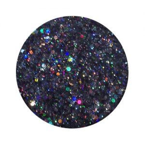 BrillBird Dual Holo Glitters H01 Black - Kentro Beauty Supplies Ireland