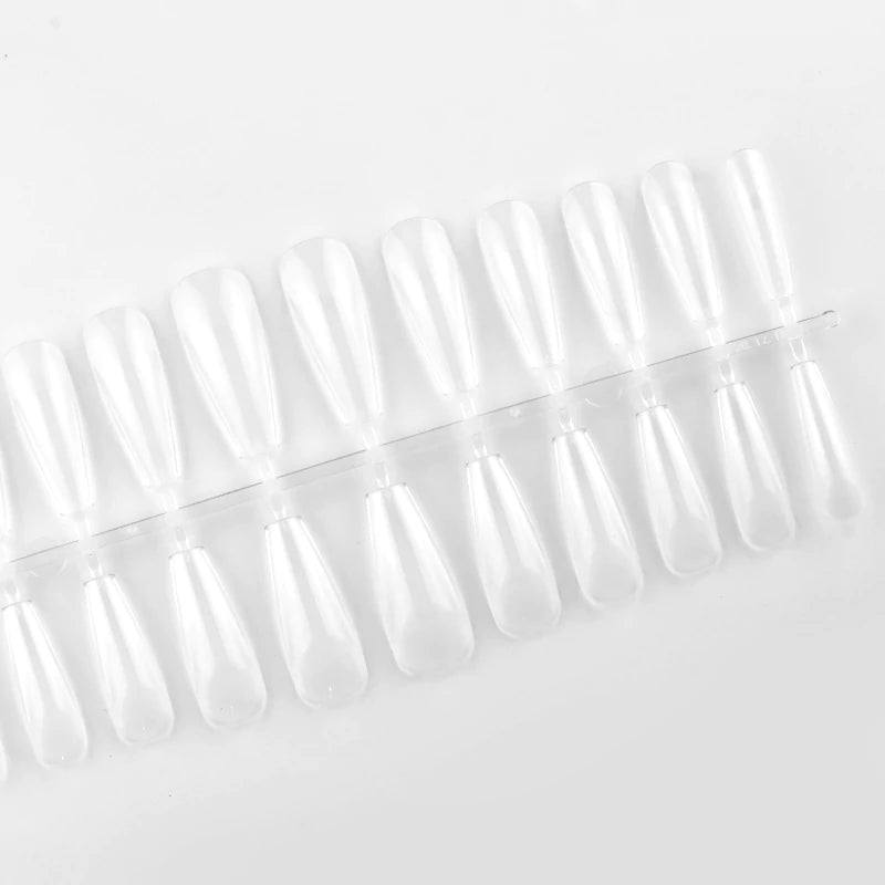Brillbird Gel Tips - Long Coffin - Kentro Beauty Supplies Ireland