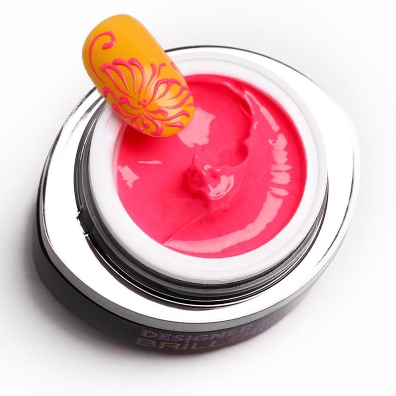 BrillBird Designer Gel - Neon Pink - Kentro Beauty Supplies Ireland