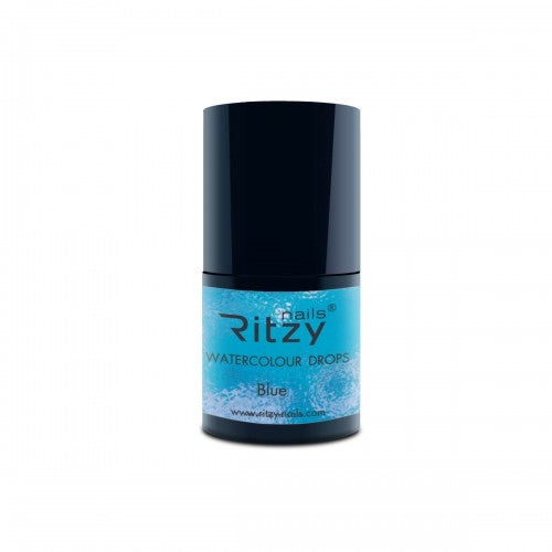 Ritzy "Watercolour Ink Drops" Blue 10ml - Kentro Beauty Supplies Ireland