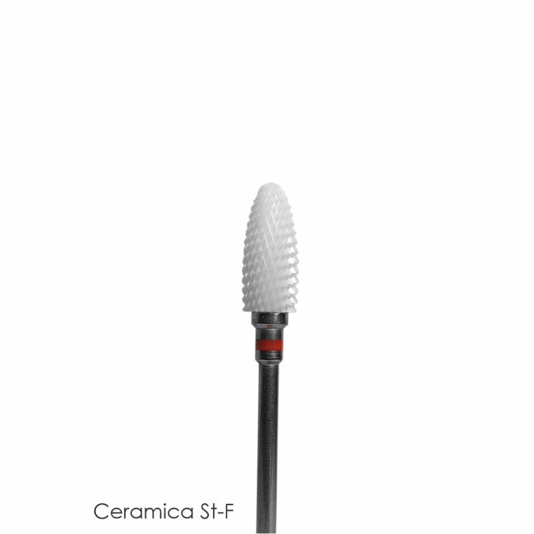 Mack’s White Ceramic Drill Bit - St-F - Kentro Beauty Supplies Ireland