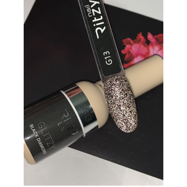 Ritzy Lac GLITZY Black Diamond G13 - Kentro Beauty Supplies Ireland