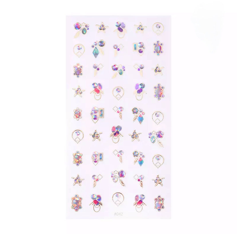 3D Jewelry Nail Art Stickers - Kentro Beauty Supplies Ireland