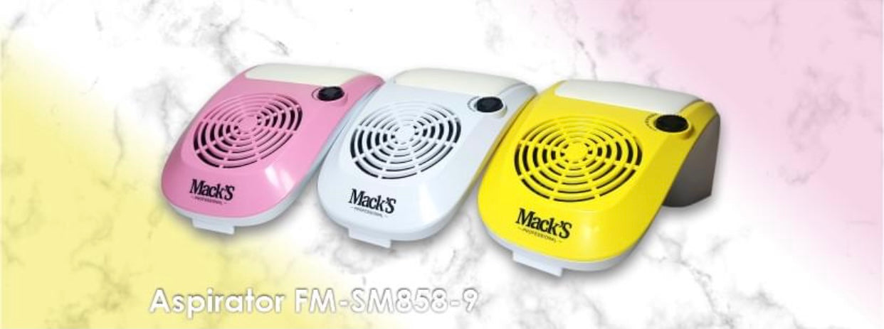 Mack’s Professional Nail Dust Collector - Pink - Kentro Beauty Supplies Ireland