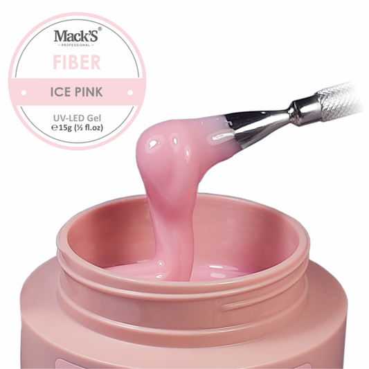 Mack’s Fiber Builder Gel - Ice Pink - Kentro Beauty Supplies Ireland