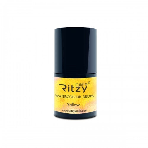Ritzy "Watercolour Ink Drops" Yellow 10ml - Kentro Beauty Supplies Ireland