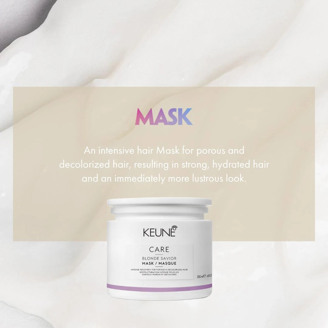 KEUNE CARE BLONDE SAVIOR MASK - Kentro Beauty Supplies Ireland