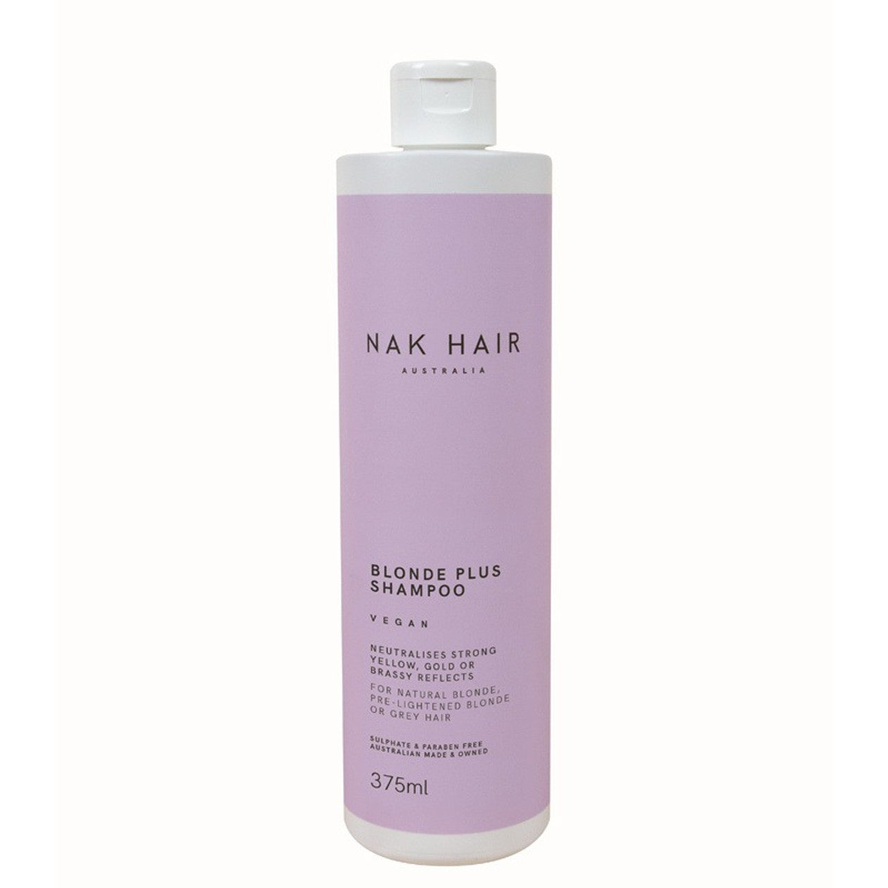 NAK Blonde Plus Shampoo 375ml - Kentro Beauty Supplies Ireland