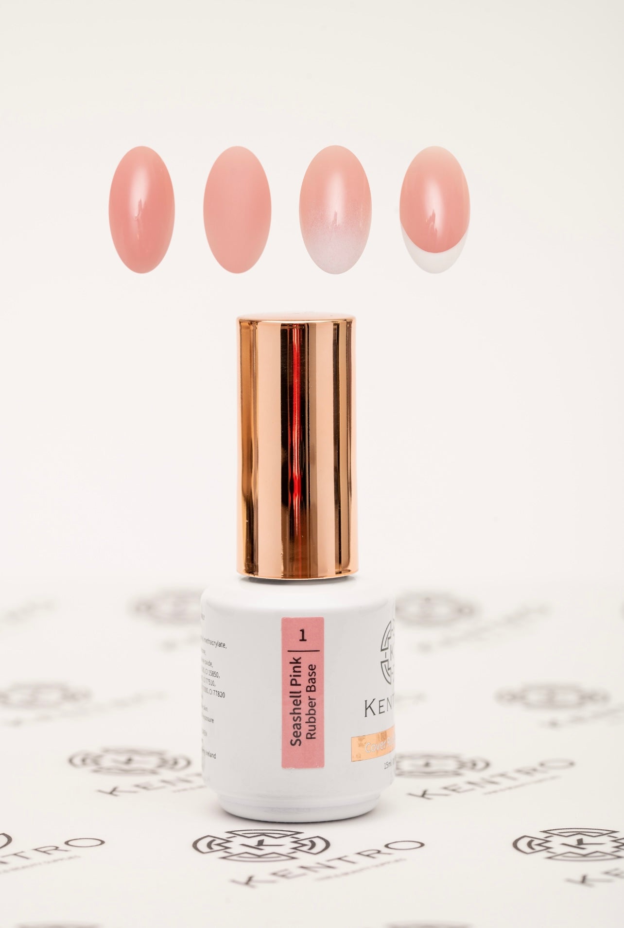 Kentro Rubber Base - Seashell Pink 1 - Kentro Beauty Supplies Ireland