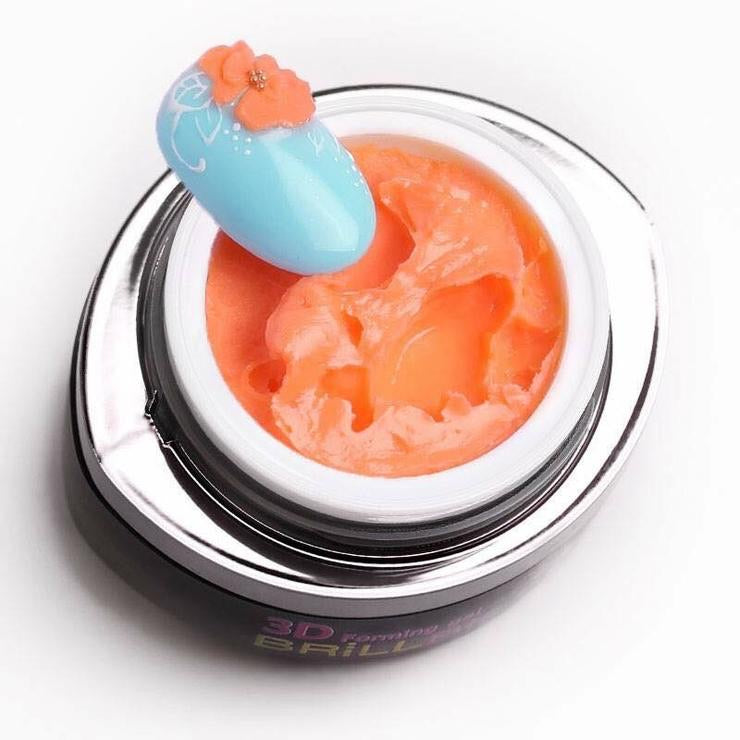 BrillBird 3D Forming Gel - Orange - Kentro Beauty Supplies Ireland