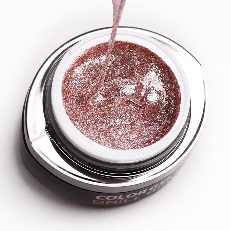 BrillBird Glamour Gel 8 - Rose Gold - Kentro Beauty Supplies Ireland