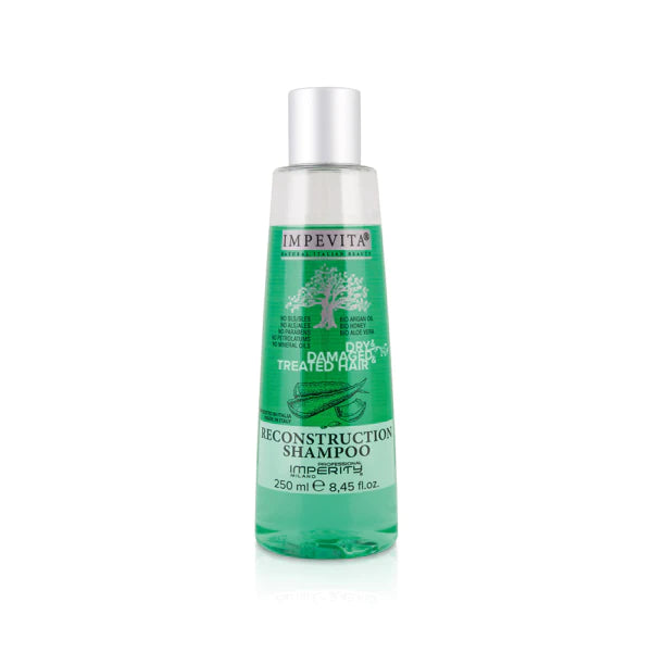 Impevita Reconstruction Shampoo for Dry, Chemically Treated hair and split ends 250 ml - Kentro Beauty Supplies Ireland