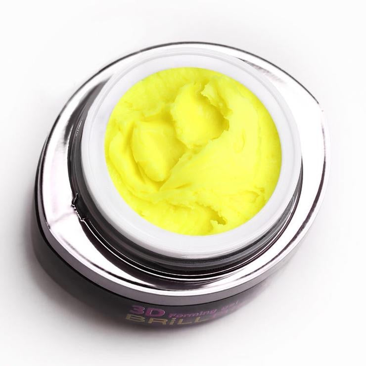 BrillBird 3D Forming Gel - Neon Yellow - Kentro Beauty Supplies Ireland